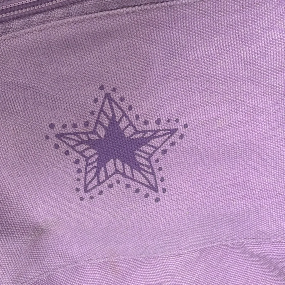 American Girl Purple Canvas Tote Bag 
